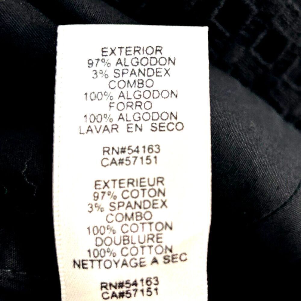 Eliza J Womens Sz 16 Black Eyelet Popover Poplin Dress Sleeveless Knee Length R4 - Picture 12 of 12
